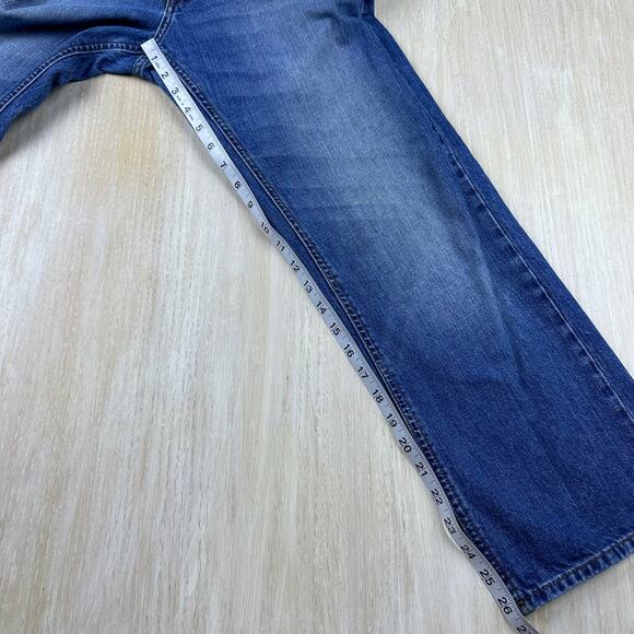 Hope by Ringstrand Soderberg Win Mid Rise Cropped Blue Denim Everyday Jeans 26 - Picture 11 of 13